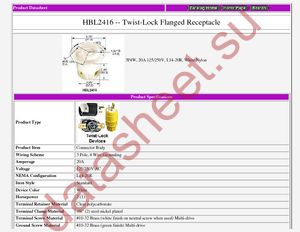 HBL2416 datasheet  